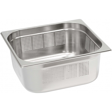 Tava inox GN 2/3 65 perforata (325 x 354 mm)
