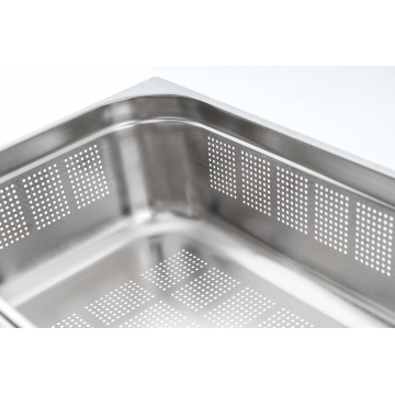 Tava inox GN 2/3 65 perforata (325 x 354 mm)