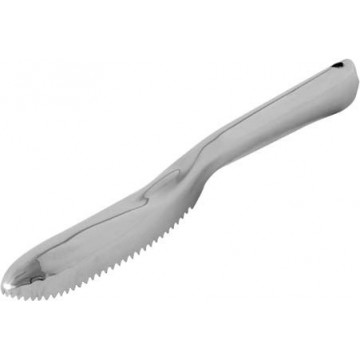 Cleste din inox pentru curatat solzi peste, lungime 23.5 cm