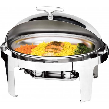Chafing Dish oval, seria Deluxe, capacitate 9 l
