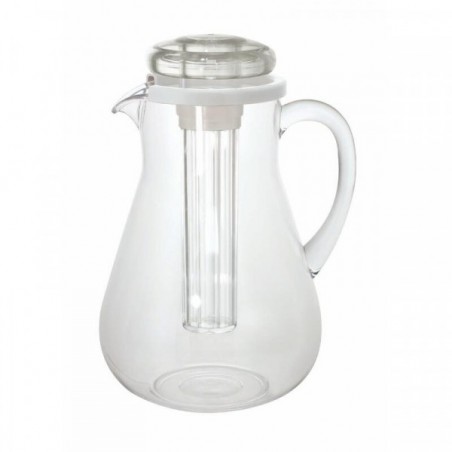 Carafa Smeralda cu capac si tub de racire, capacitate 3 l