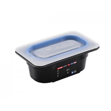 Caserola neagra din abs, fara capac, GN 1/1, capacitate 26.1 l (530 x 325 x 200 mm)