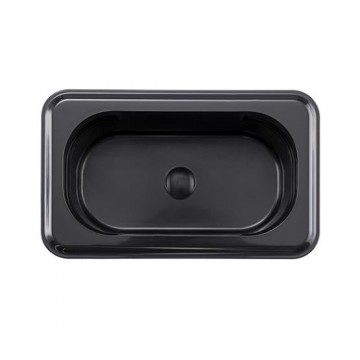 Caserola neagra din abs, fara capac, GN 1/1, capacitate 26.1 l (530 x 325 x 200 mm)